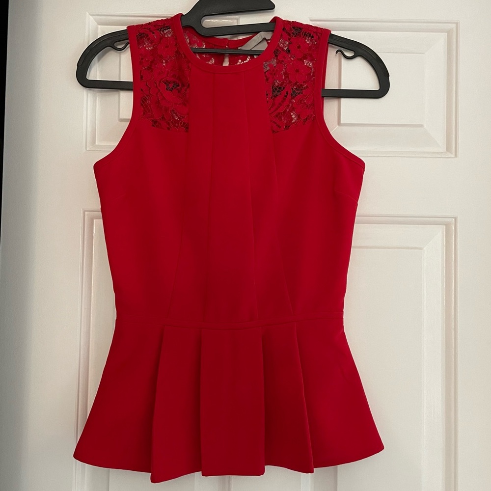 H&M Peplum short sleeve top